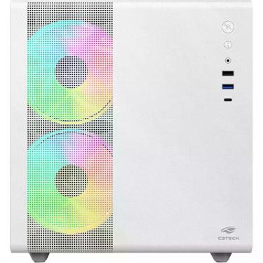 Imagem de Gabinete Gamer C3tech Aquarius Mt-g710 Sem Fans Branco