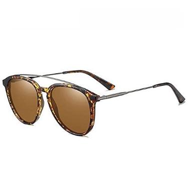 Imagem de Óculos de Sol Masculino Design Redondo OLEY com Proteção Polarizados UV400 (C4)