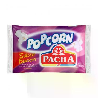 Imagem de Pipoca para Microondas Pop Corn Pachá Sabor Bacon 100g