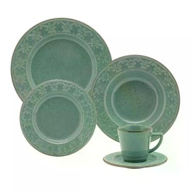 Imagem de Aparelho Jantar/Chá Oxford Mendi Malaquita NK80 30 Peças Verde
