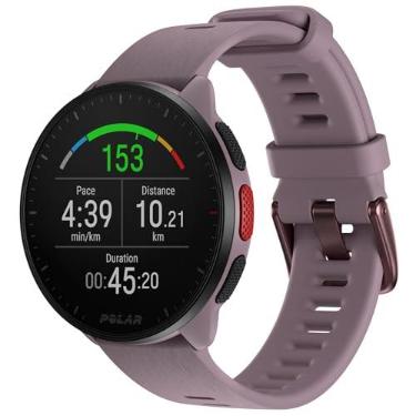 Imagem de Polar Pacer Lilás - Relógio com GPS avançado, Processador rápido, Ultraleve, Tela brilhante, Botões aderentes, Programas de treino e recuperação, Monitor de FC, Controles de música