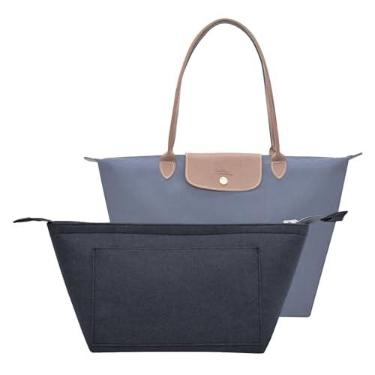 Imagem de Bolsa organizadora para bolsa Longchamp le pliage Nevefull, Preto, Small