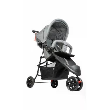 Imagem de Carrinho de Bebê 3 Rodas Dobrável com Cesto 15kg - Congratulations Sto