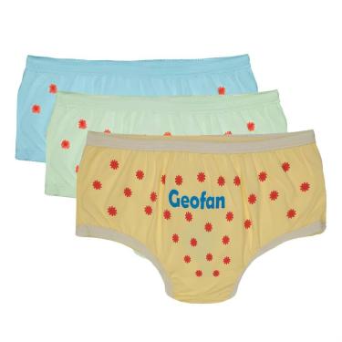 Imagem de Kit c/3 Calcinha Infantil Puff Geofan, EXG