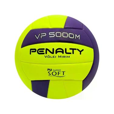 Imagem de Bola De Vôlei Vp 5000m Penalty, Amarelo e Roxo