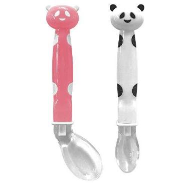 Imagem de BUBA Kit Colher Pand. Em Silic. Rosa, Rosa, Tamanho único