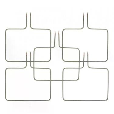 Imagem de Kit Resistência Superior Fogatti para Forno de Embutir F450 N450 F570 N570 700W 110V 5 Peças Verde