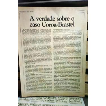 Imagem de Folheto A Verdade sobre o Caso CoroaBrastel Banco Central Encarte Isto
