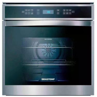 Imagem de Forno de Embutir Elétrico Brastemp 84 Litros Inox com Convecção e Term