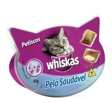 Imagem de Petisco para Gato Adulto Whiskas Pelo Saudável 40g