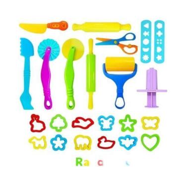 Imagem de Conjunto De Ferramentas De Massinha Colorida Para Crianças, Moldes De 