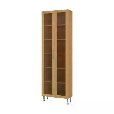 Imagem de Cristaleira Ditália Aspen 2 Portas de Vidro Carvalho Cd-308