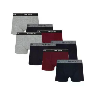 Imagem de 8 Cuecas Infantil Boxer Box De Algodão Para Meninos  - Selene, Sortido