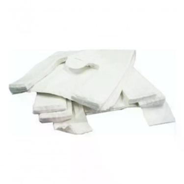 Imagem de Sacolas Plásticas Branca Reciclada Recuperada 90x100 Uso Geral Reforçadas Pacote 5 kg Branco Higipack
