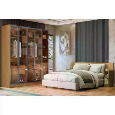 Imagem de Quarto Modulado Casal Liga 6Peças 5Pts QM33 Graf Kappesberg