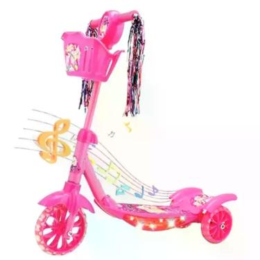 Imagem de Patinete Rosa Infantil Brinquedo Educacional - Toy King