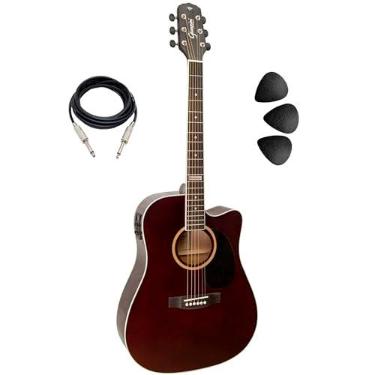 Imagem de Violão Acústico Giannini Performance Gf-1d Ceq Tdw