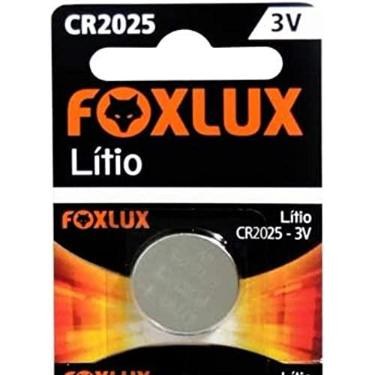 Imagem de Foxlux Bateria de Lítio 3V CR2025 - Blister com 5 Unidades