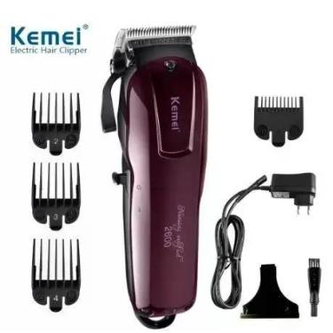 Imagem de Cortador de Cabelo 110/220v Original 6 Pentes Kemei 2600 - Aton