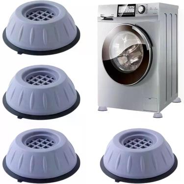 Imagem de Kit Suporte Ajustável Para Máquina Lava Roupa Secadora - NIVELADOR