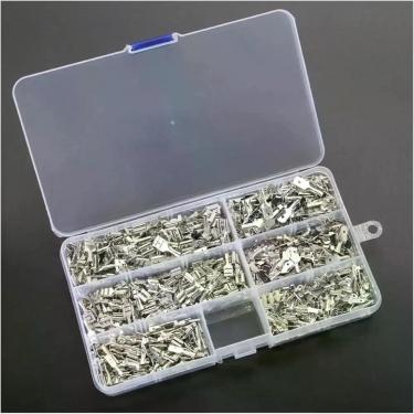 Imagem de Conectores De Fio Macho E Fêmea Sortidos 600 Peças 2.8/4.8/6.3mm Com K