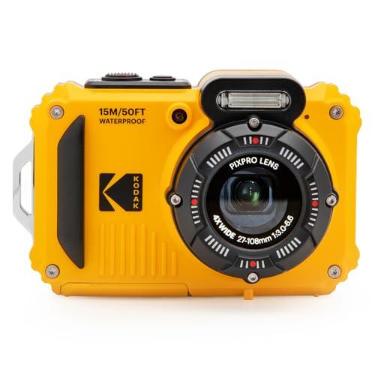 Imagem de Kodak PIXPRO WPZ2 - Yellow | Vídeo Full HD 1080p, compartilhamento Wi-Fi, lente grande angular de 27 mm, LCD de 2,7 polegadas, à prova de choque até 2 m