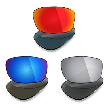 Imagem de 3 pares de lentes polarizadas de substituição Mryok para óculos de sol Oakley Badman – Opções