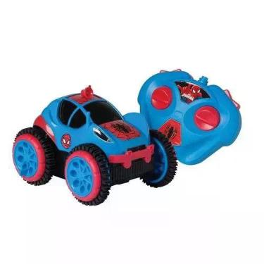 Imagem de Carro Controle Remoto 3 Funçoes Power Cambalhota Spider MAN - Candide 