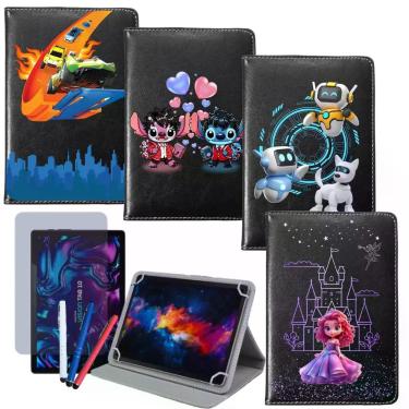 Imagem de Capa Giratória Infantil Para Tablet Vision Tab 10 + Película + Caneta 