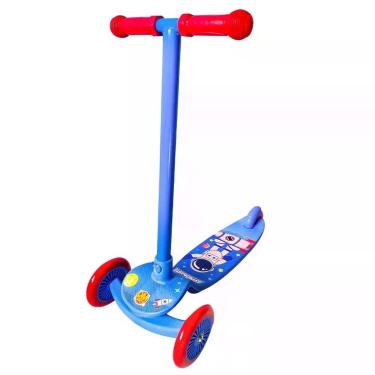 Imagem de Patinete Menino Astronauta Radical Infantil Ajustável 50Kg - DM Toys