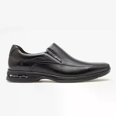 Imagem de Sapato Social Confort Masculino Democrata 448027, 39, Preto
