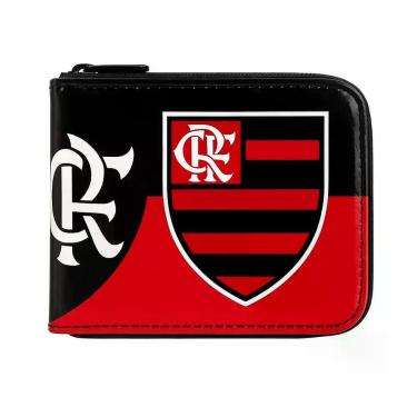 Imagem de Carteira Esportiva Zíper Porta Cartões Documentos Compacta 13x10 cm Di