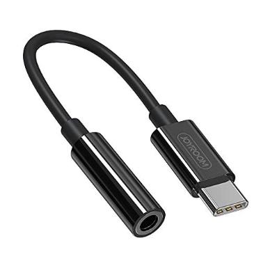 Imagem de Adaptador Usb C Com Dac Fone P2 Universal Preto Joyroom