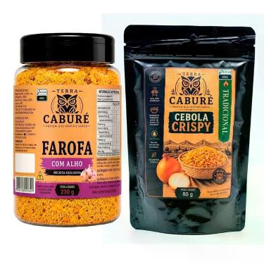 Imagem de Kit Acompanhamentos para Churrasco Farofa de Alho e Cebola Crispy Trad