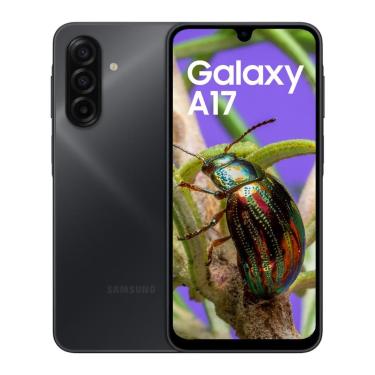 Imagem de Smartphone Samsung Galaxy A17 - Tela 6.7 FHD+, 128GB, 4GB RAM, Dual Chip - Preto - SM-A175F/DS