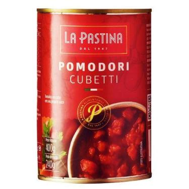 Imagem de Tomate Pelado em Cubos Pomodori Cubetti La Pastina 400g