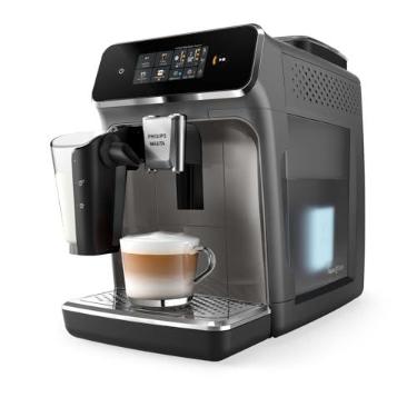 Imagem de Philips Walita Cafeteira Espresso Série 2300 LatteGo, 4 Bebidas, Cinza | Moedor com 12 Ajustes – mós cerâmicas e display touchscreen para o café do seu jeito (EP2330/35)