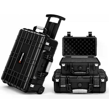Imagem de Kit Caixa De Ferramentas Modular Reforçada Alça Telescópica - RAMTOR