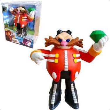 Imagem de Boneco Dr Eggman - Sonic Coleção Fandom Box Lider Brinquedos