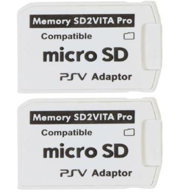 Imagem de OMYZERO Adaptador de cartão SD Pro SD2Vita 5.0 PS Vita para cartão de memória PS Vita - Compatível com PS Vita 1000/2000, PSTV, Firmware 3.60 HENkaku Enso - Transferência de alta velocidade