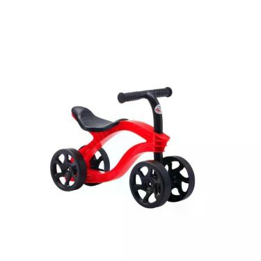 Imagem de Bicicleta de Equilíbrio Infantil Futurista sem Pedal 4 Rodas Vermelha Unitoys