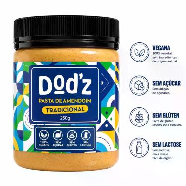 Imagem de Dod'z! Pasta de Amendoim Tradicional  250g