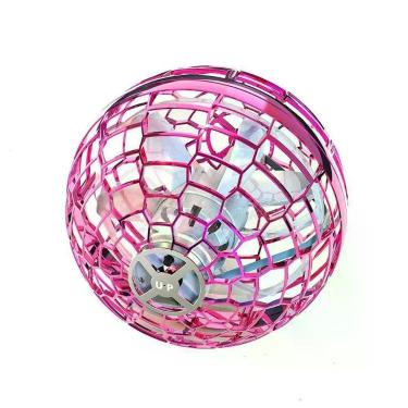 Imagem de Bola Spinner Voadora Led Divertido Colorido Rgb Rosa - SMART TECH