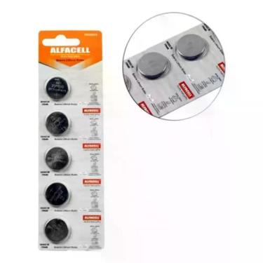 Imagem de Bateria Pilha Alcalina Cr2032 3v 5 Peças Lithium Botão - Alfacell