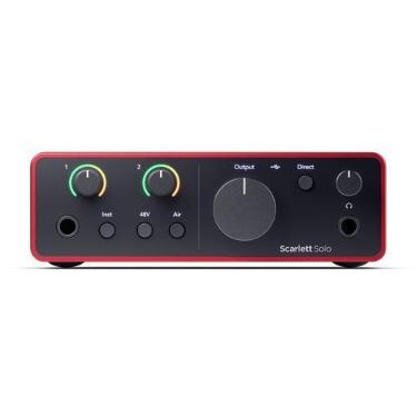 Imagem de Interface Focusrite Scarlett Solo 4 Geracao
