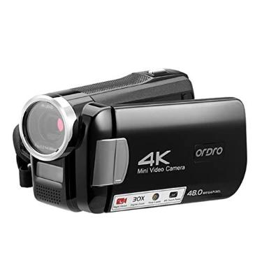 Imagem de Galori AC2 4K Câmera de Vídeo Digital Filmadora DV Gravador 48MP 30X Zoom Digital IR Visão Noturna 3.0 Polegada IPS Touchscreen com Bateria Controle Remoto Bolsa de Transporte