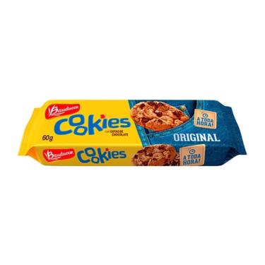 Imagem de Biscoito Bolacha Bauducco Cookies Gotas Chocolate 60g