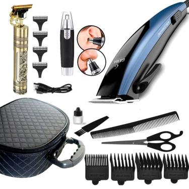 Imagem de Cortador De Cabelo Gama Italy Profissional 9 Acessórios Magnetic 7w Ma