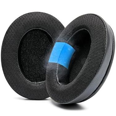 Imagem de WC Freeze para Arctis Nova - Almofadas de gel de resfriamento para Arctis Nova Pro Wired, Nova 7, 3, 1 - Fabricadas por Wicked Pads (não cabe em Nova Pro Wireless) | Preto