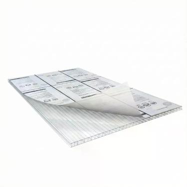 Imagem de Chapa Placa Policarbonato Alveolar 1,05m X 4m X 4mm - Cores Cor:Branco